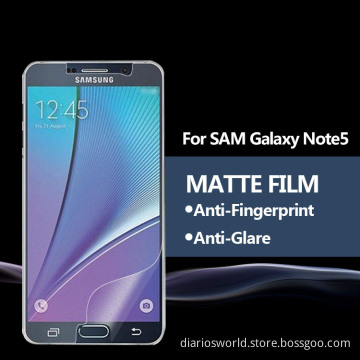 Premium Guard Anti Fingerprint Anti Glare matte screen protector film for mobile phone for Samsung Galaxy Note5